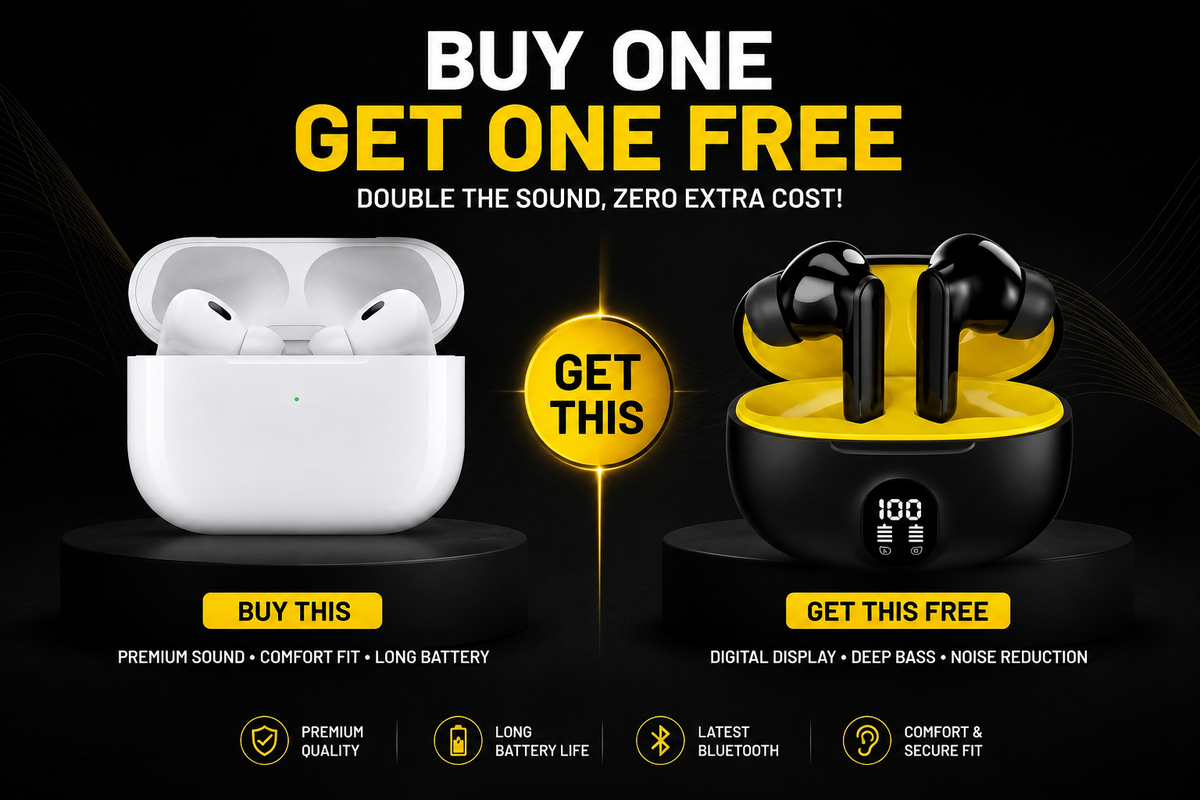 🎧 APPLE PRO 2 AND STEREO — BUY 1, GET 1 FREE