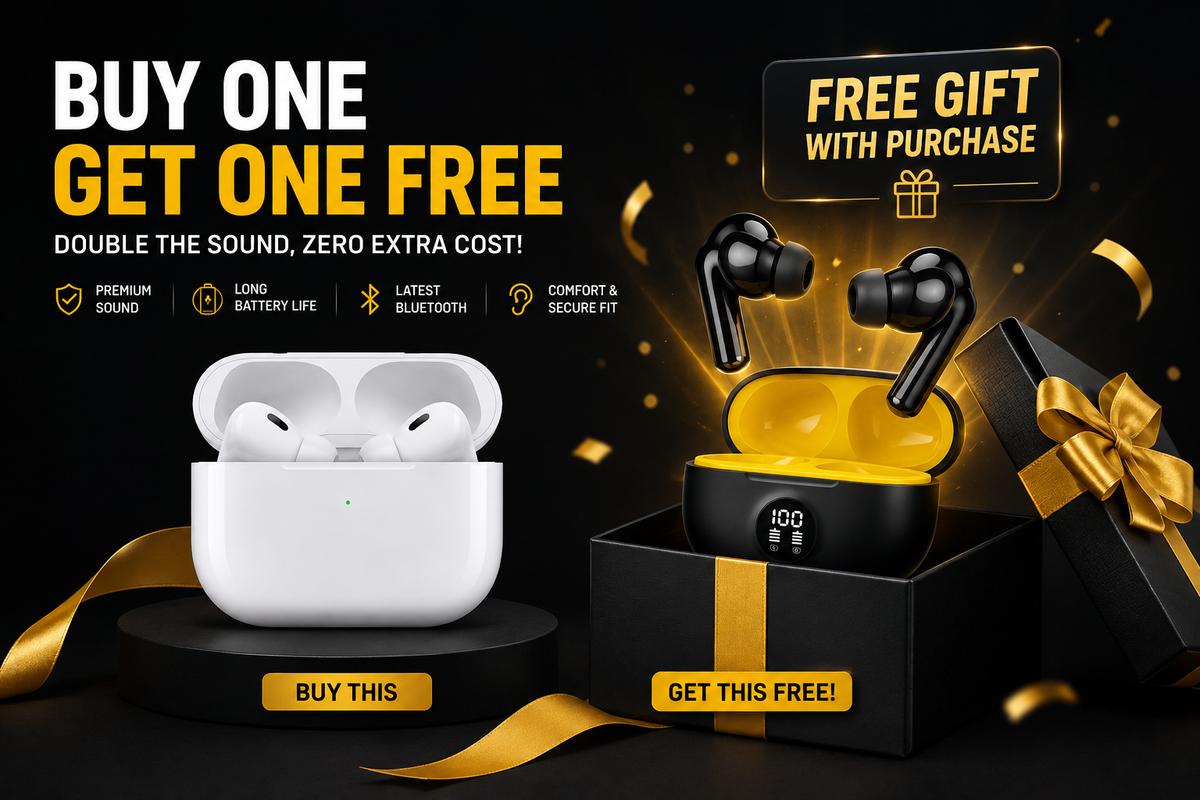 🎧 APPLE PRO 2 AND STEREO — BUY 1, GET 1 FREE
