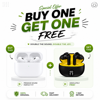 🎧 APPLE PRO 2 AND STEREO — BUY 1, GET 1 FREE